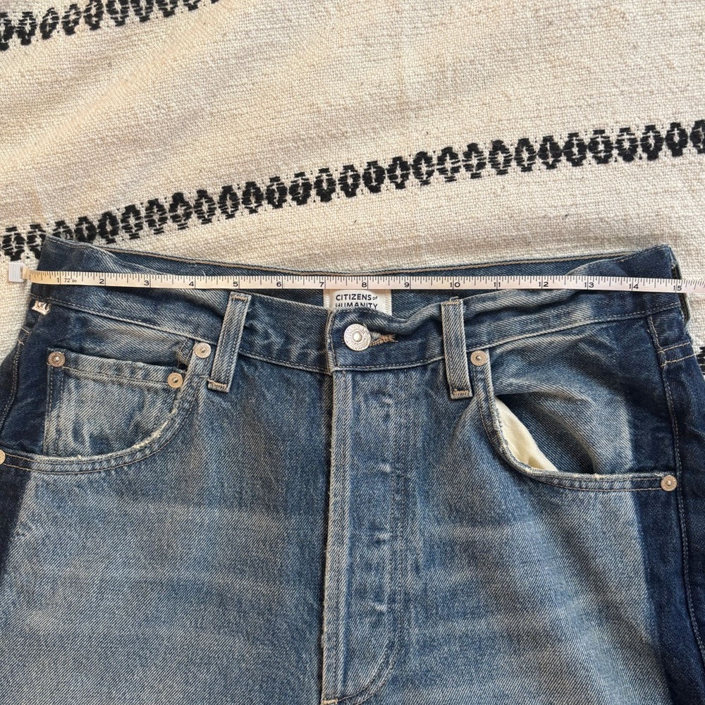 Citizens Of Humanity Ayla Baggy Tuxedo Stripe Jeans - Size 27 - Picture 6 of 6